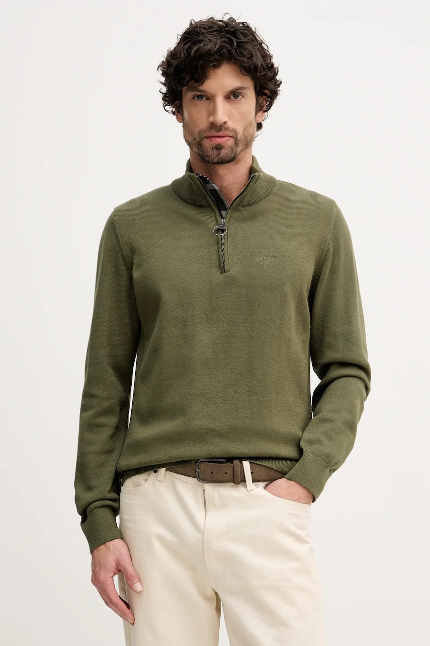 Pulover barbour din bumbac Pulover barbour din bumbac