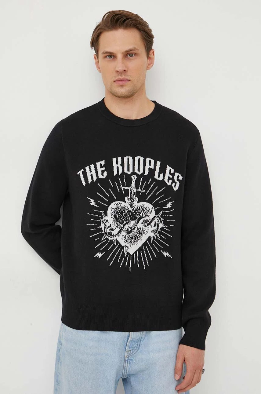 Pulover the kooples din amestec de lână Pulover the kooples din amestec de lână