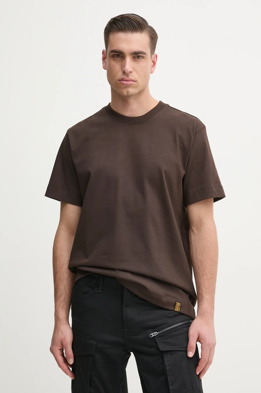Tricou g-star din bumbac, model essential loose Tricou g-star din bumbac, model essential loose