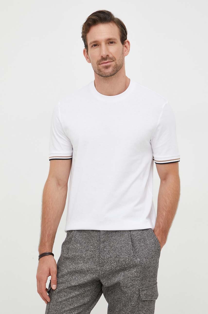 Tricou BOSS thompson 04 din bumbac Tricou BOSS thompson 04 din bumbac