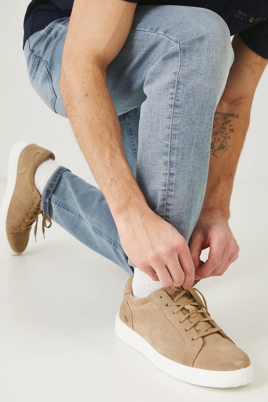 Sneakers medicine din piele întoarsă Sneakers medicine din piele întoarsă