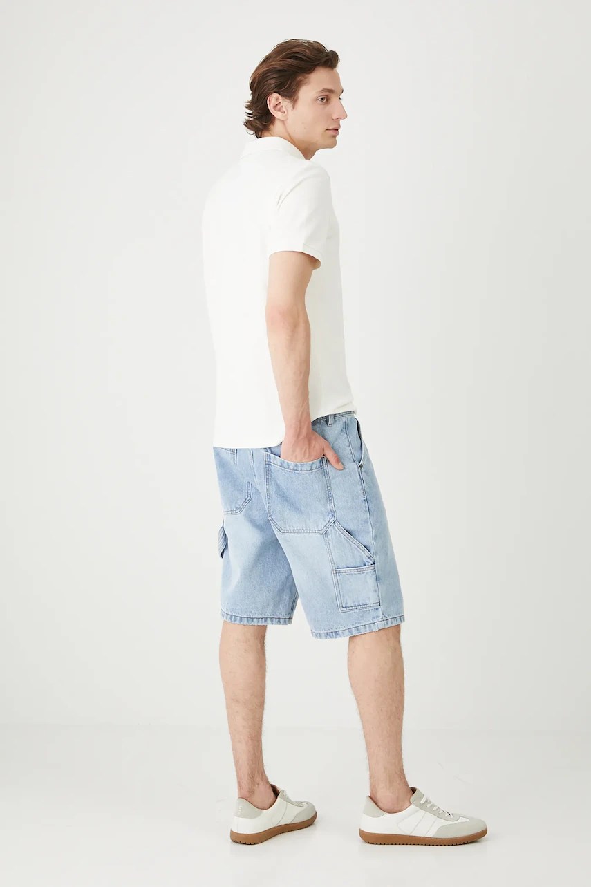 Pantaloni scurți jeans medicine Pantaloni scurți jeans medicine