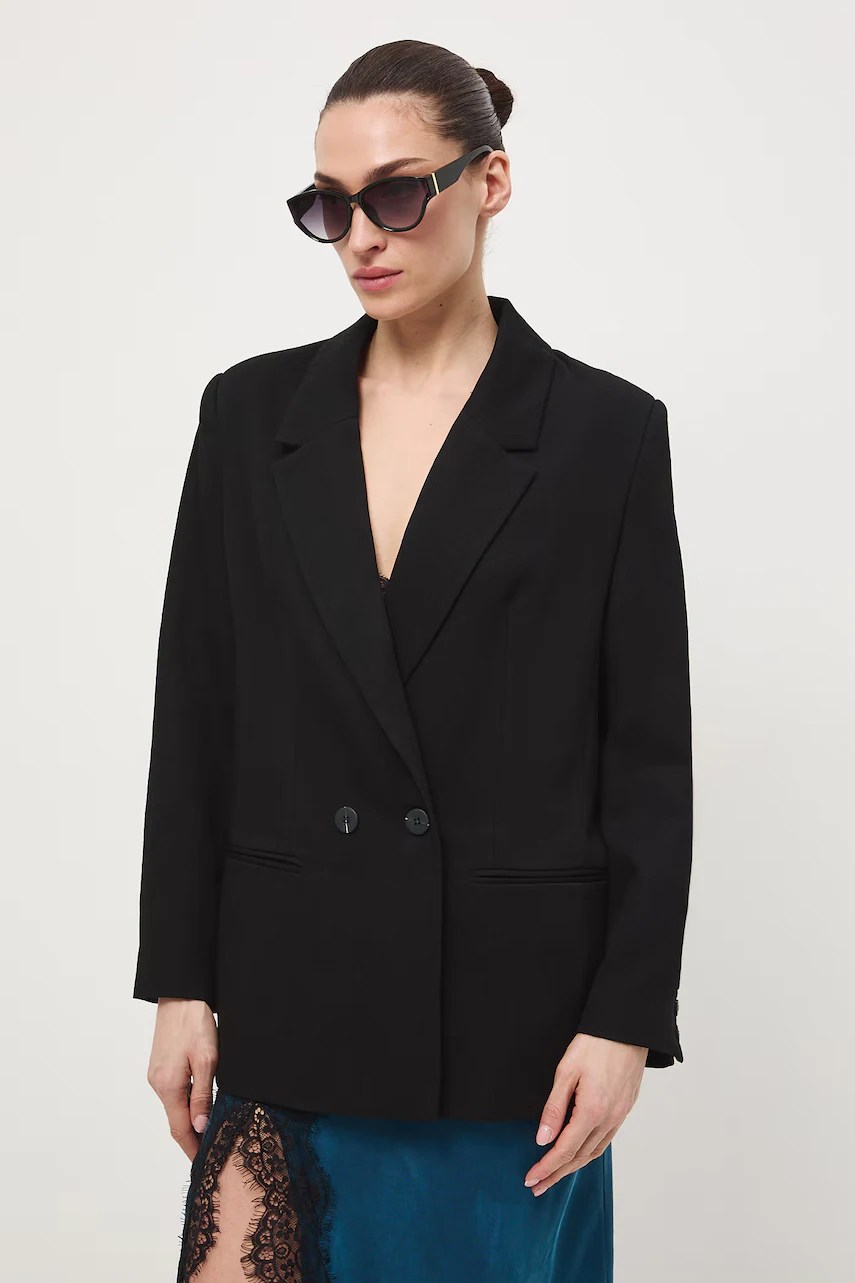 Sacou medicine cu două rânduri de nasturi pentru femei Sacou medicine cu două rânduri de nasturi pentru femei