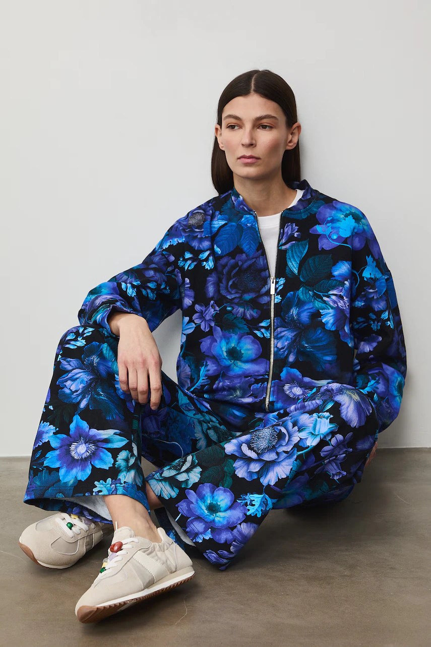 Hanorac cu fermoar pentru femei, din bumbac Hanorac cu fermoar pentru femei, din bumbac