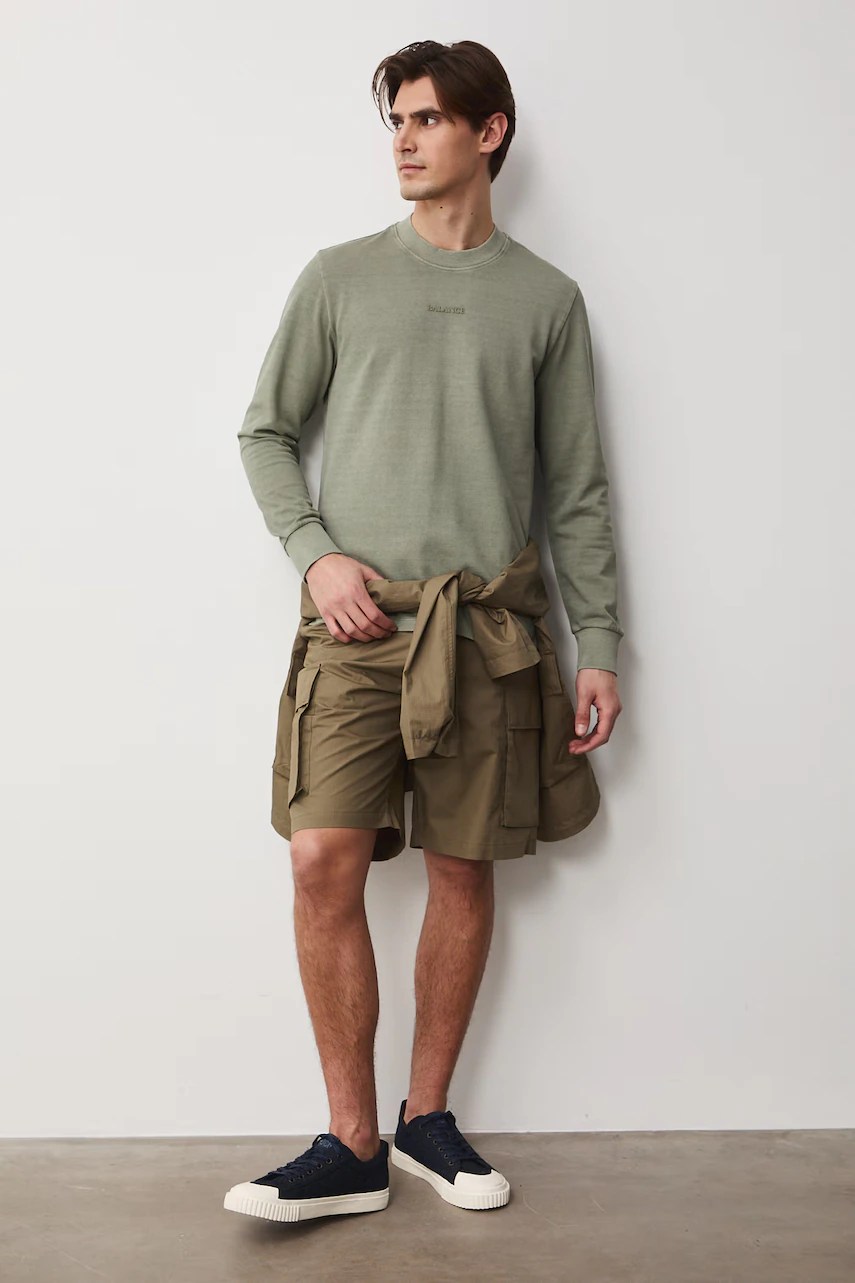 Bluza cu mânecă lungă medicine pentru bărbați, din bumbac Bluza cu mânecă lungă medicine pentru bărbați, din bumbac