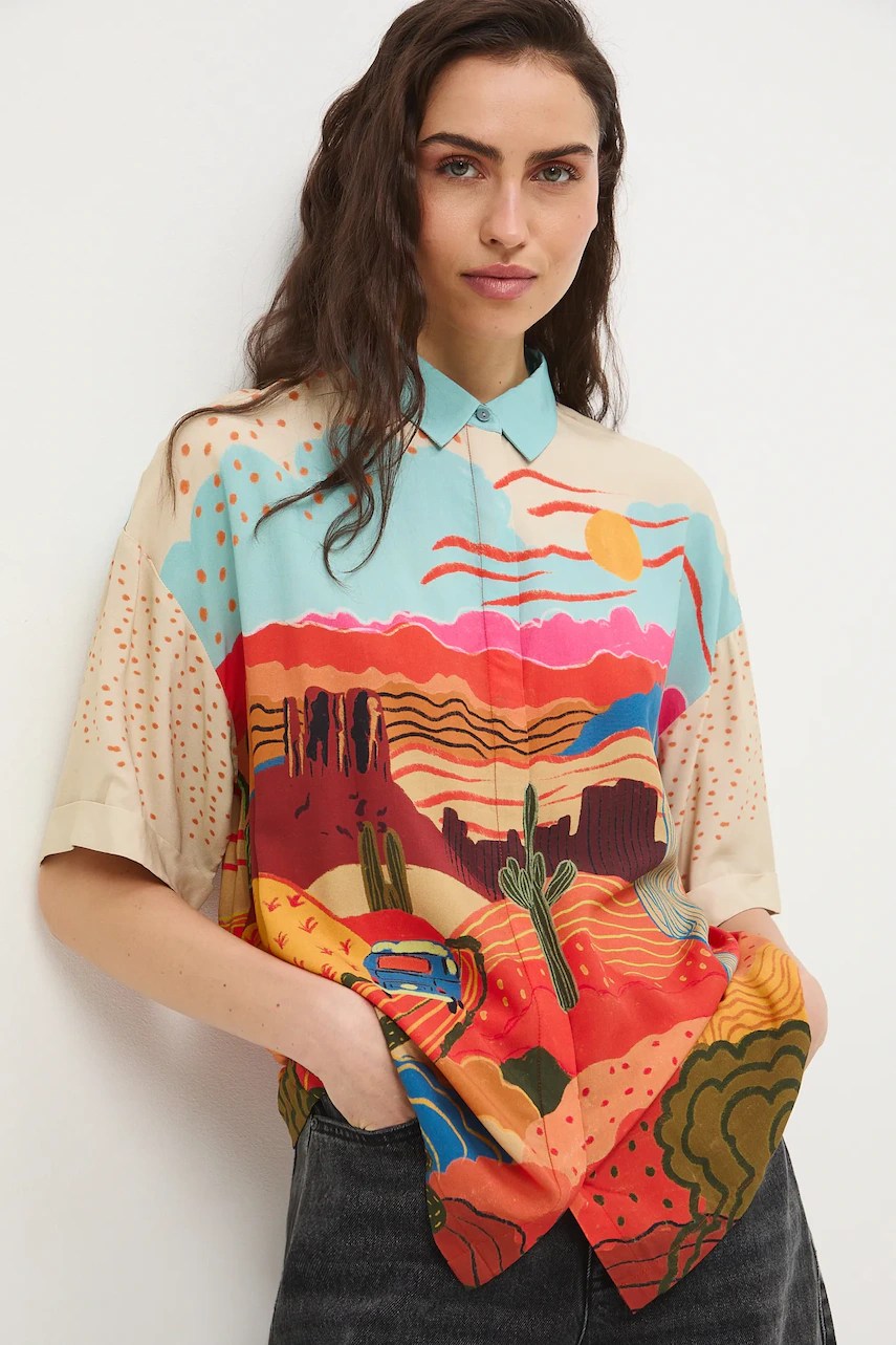 Cămașă medicine pentru femei, din vâscoză Cămașă medicine pentru femei, din vâscoză