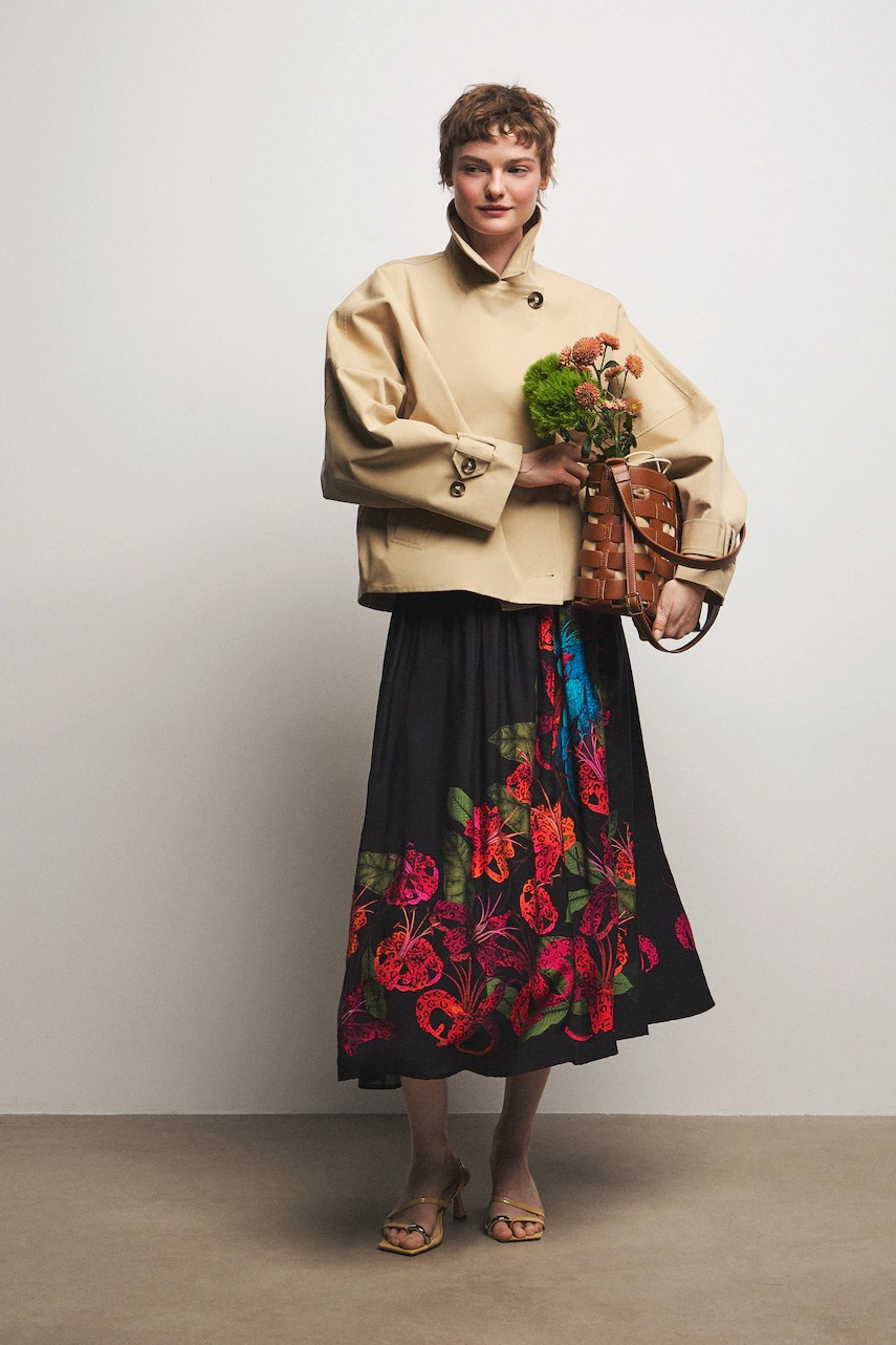 Fustă din viscoză Fustă din viscoză