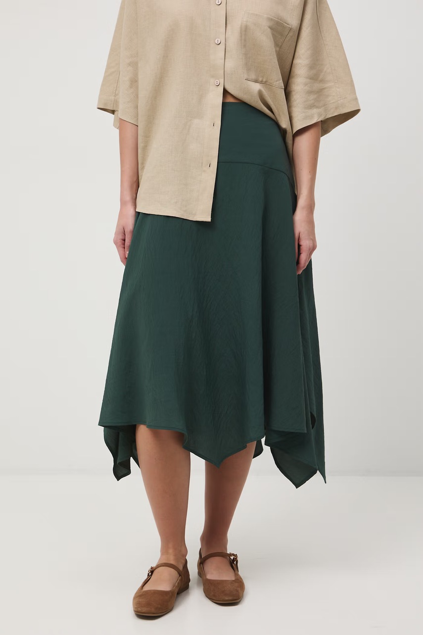 Fustă asimetrică medicine din modal Fustă asimetrică medicine din modal