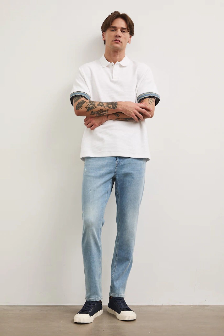 Blugi slim fit medicine pentru bărbați Blugi slim fit medicine pentru bărbați