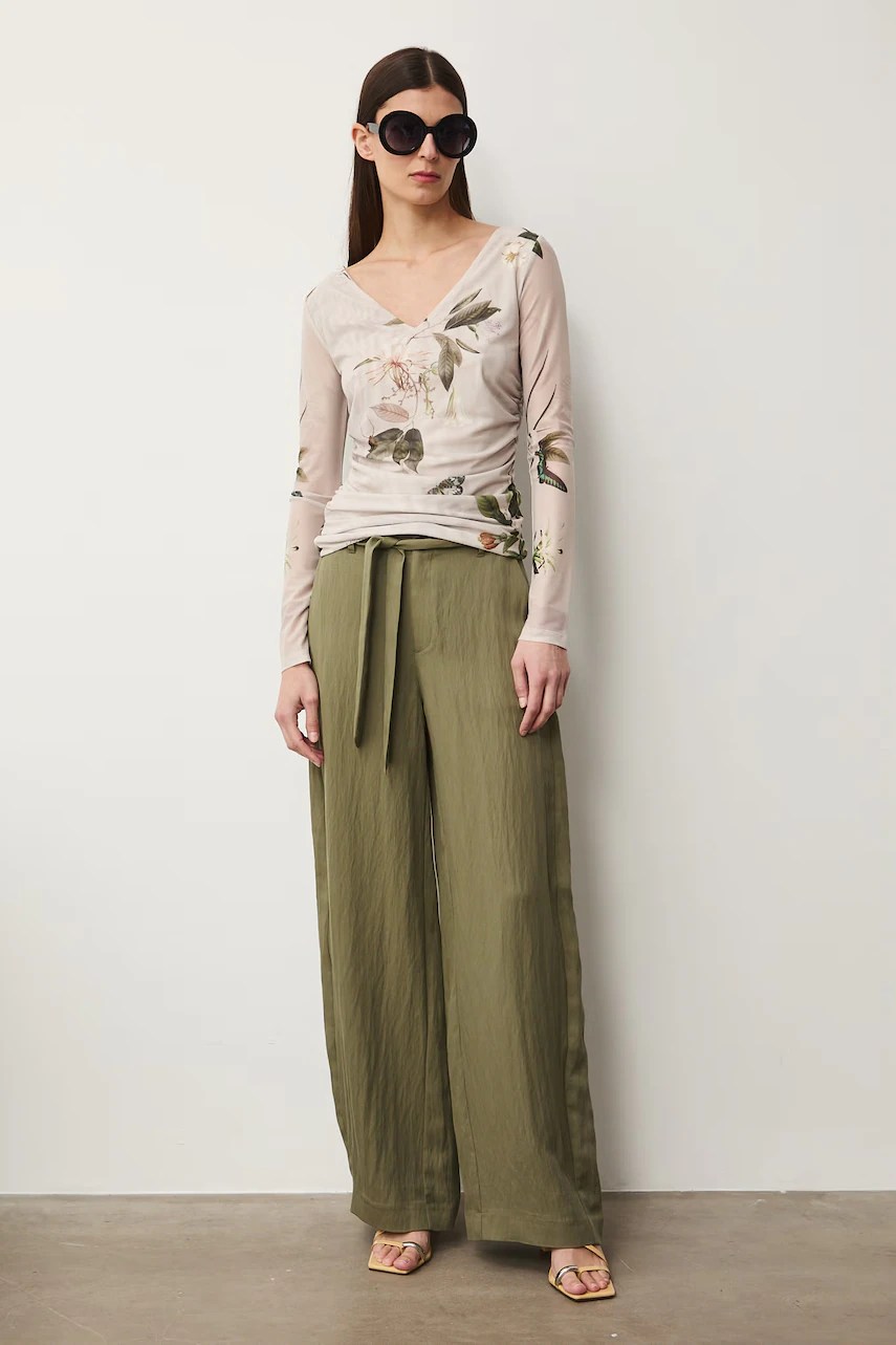 Pantaloni wide leg pentru femei medicine Pantaloni wide leg pentru femei medicine