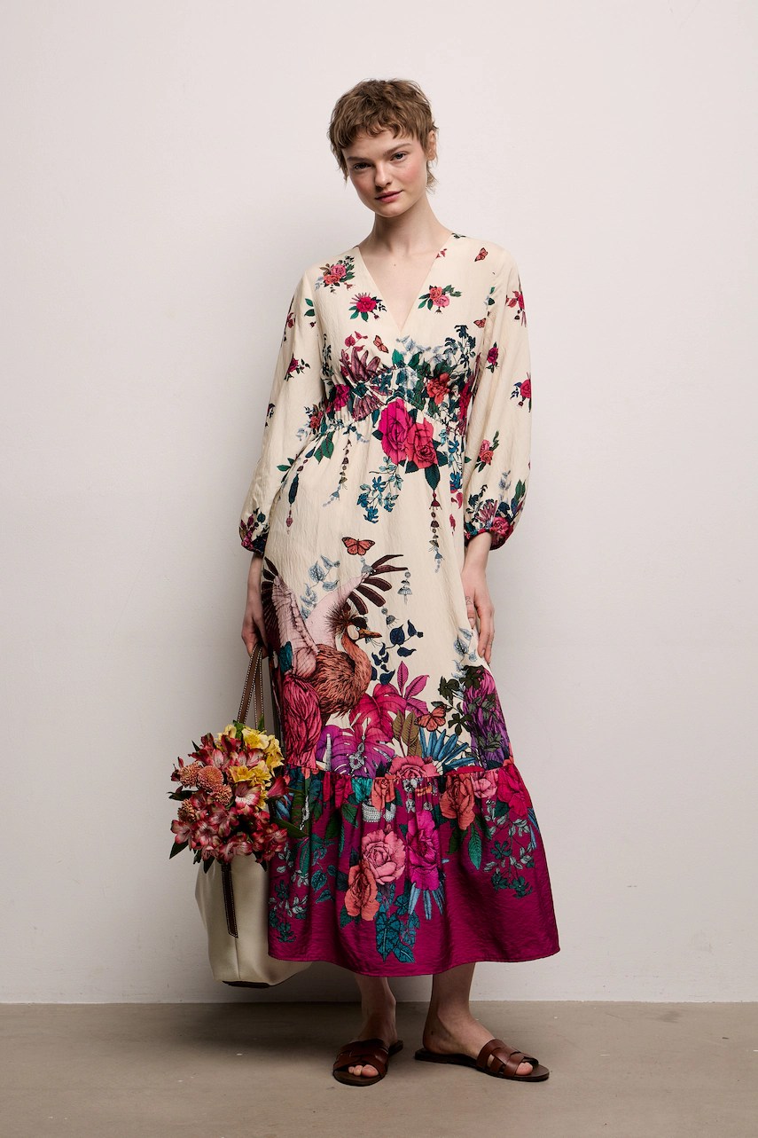 Rochie evazată cu vâscoză medicine Rochie evazată cu vâscoză medicine