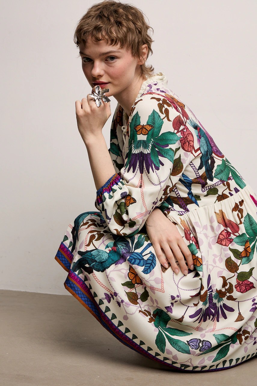 Rochie oversized din vâscoză medicine Rochie oversized din vâscoză medicine