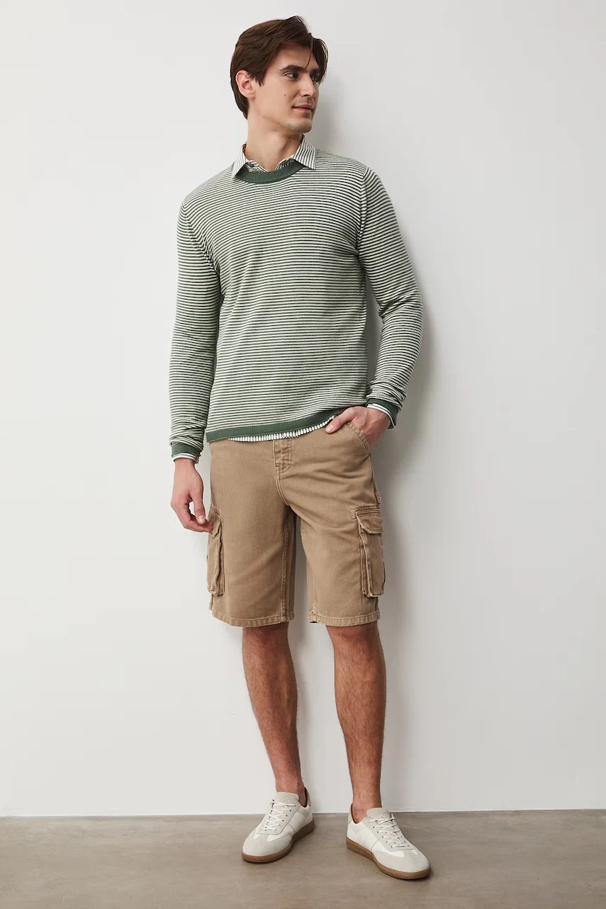 Pulover medicine pentru bărbați din bumbac Pulover medicine pentru bărbați din bumbac