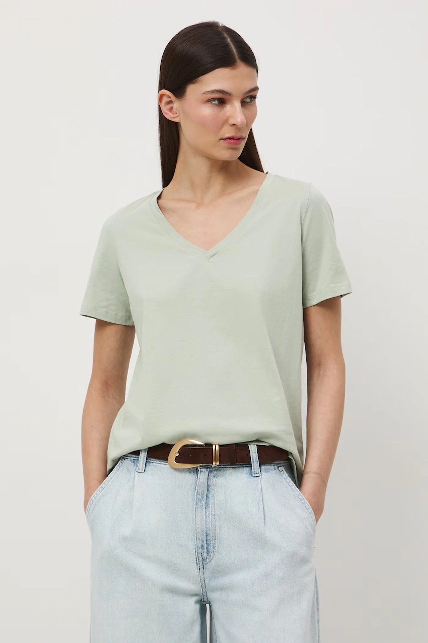 Tricou de damă medicine din bumbac Tricou de damă medicine din bumbac