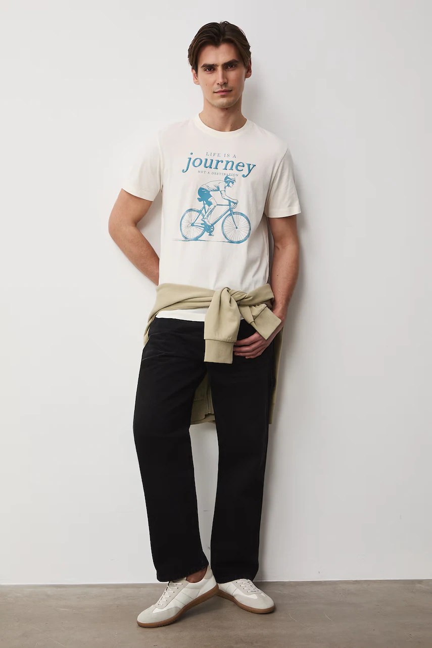 Tricou de bărbați medicine din bumbac Tricou de bărbați medicine din bumbac