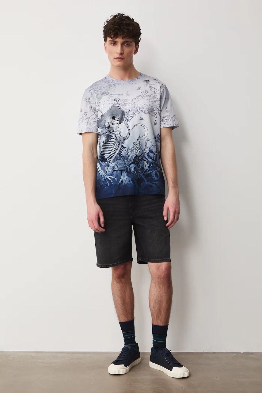 Tricou bărbătesc medicine din bumbac cu elastan Tricou bărbătesc medicine din bumbac cu elastan