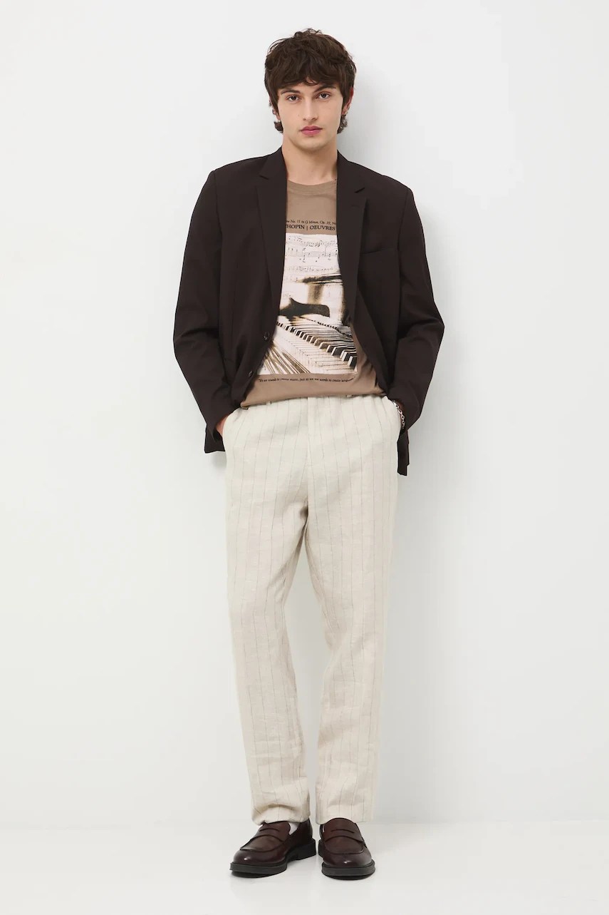 Pantaloni din in medicine Pantaloni din in medicine