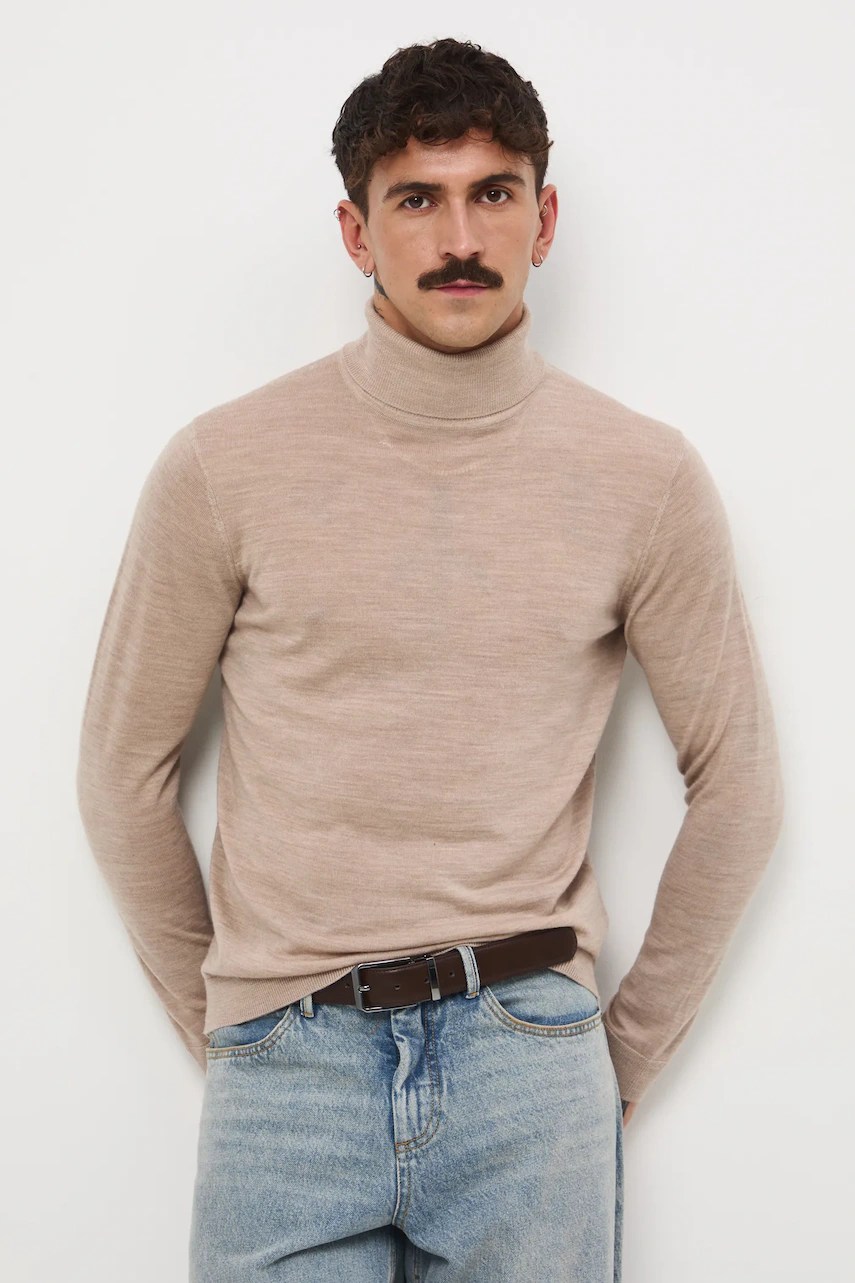 Pulover din lână merino medicine Pulover din lână merino medicine