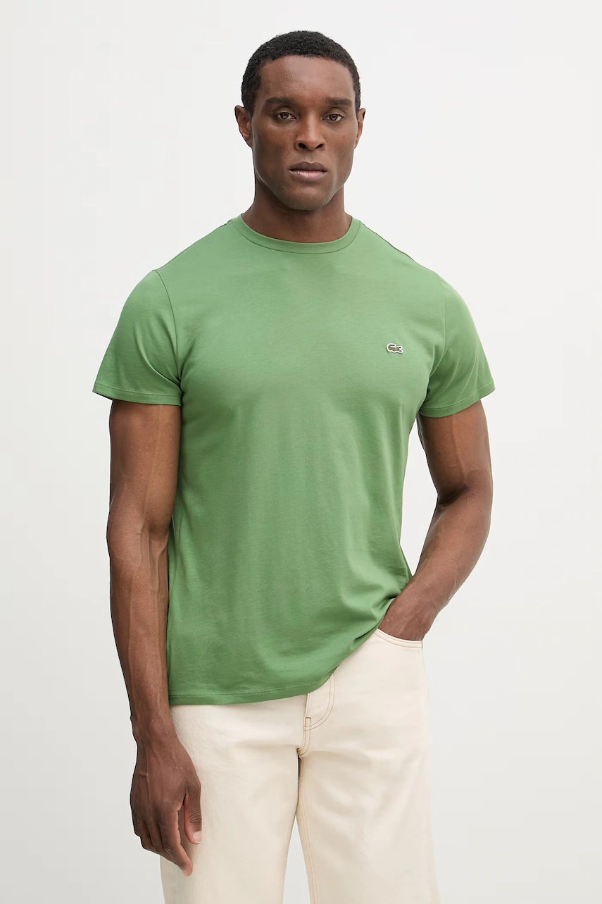 Tricou bărbătesc lacoste din bumbac Tricou bărbătesc lacoste din bumbac