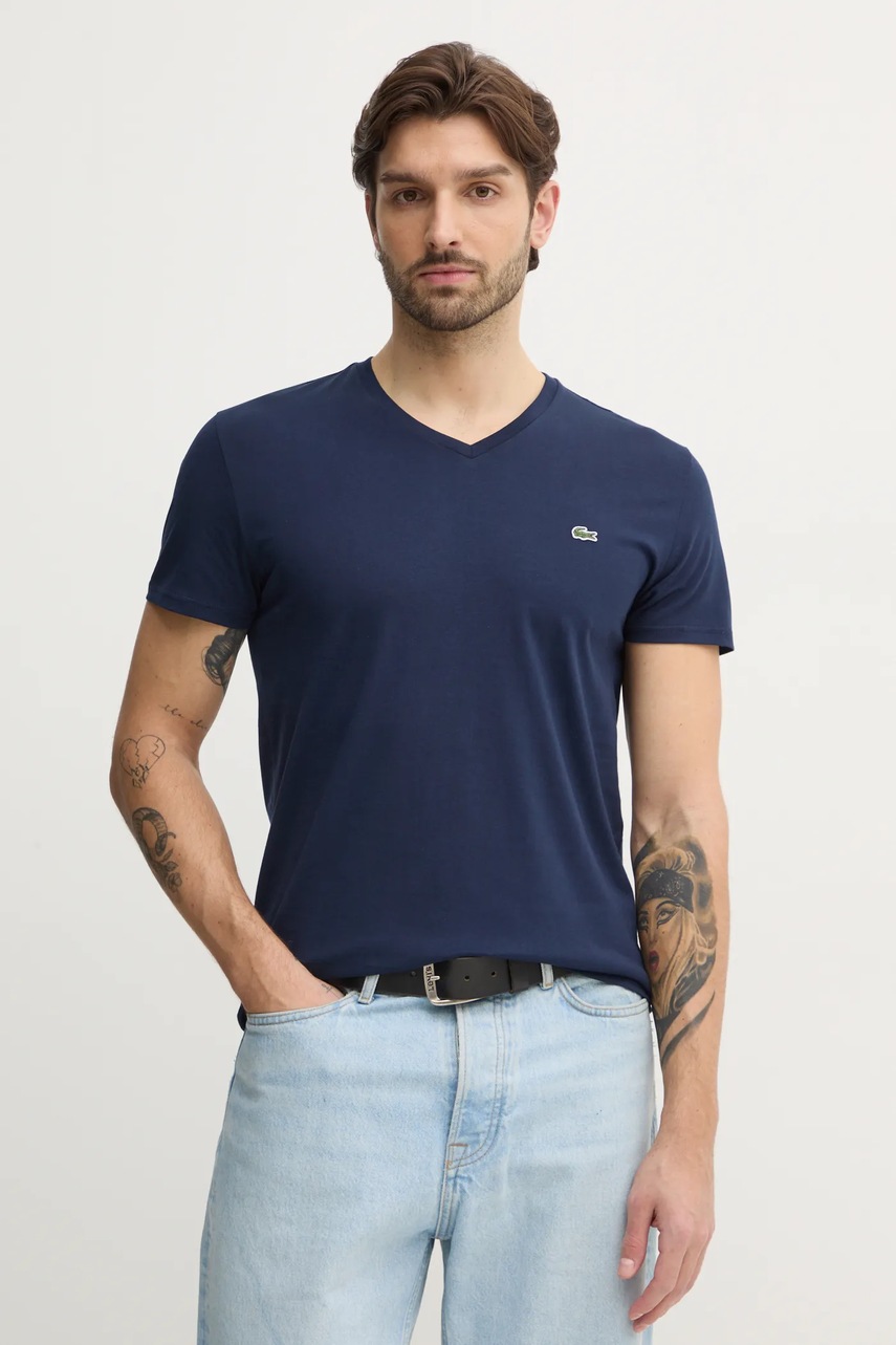 Tricou de bărbați din bumbac lacoste Tricou de bărbați din bumbac lacoste