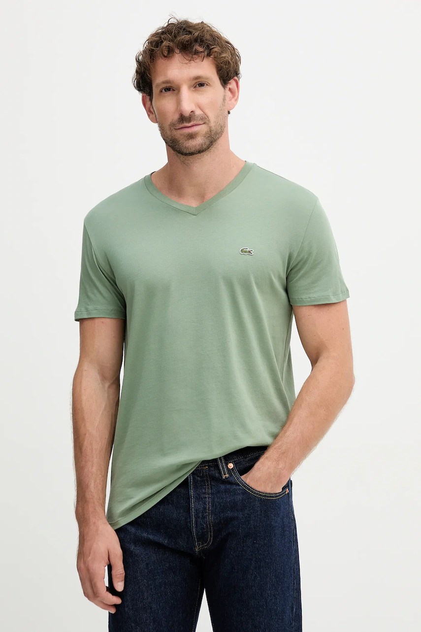Tricou bărbătesc lacoste din bumbac Tricou bărbătesc lacoste din bumbac