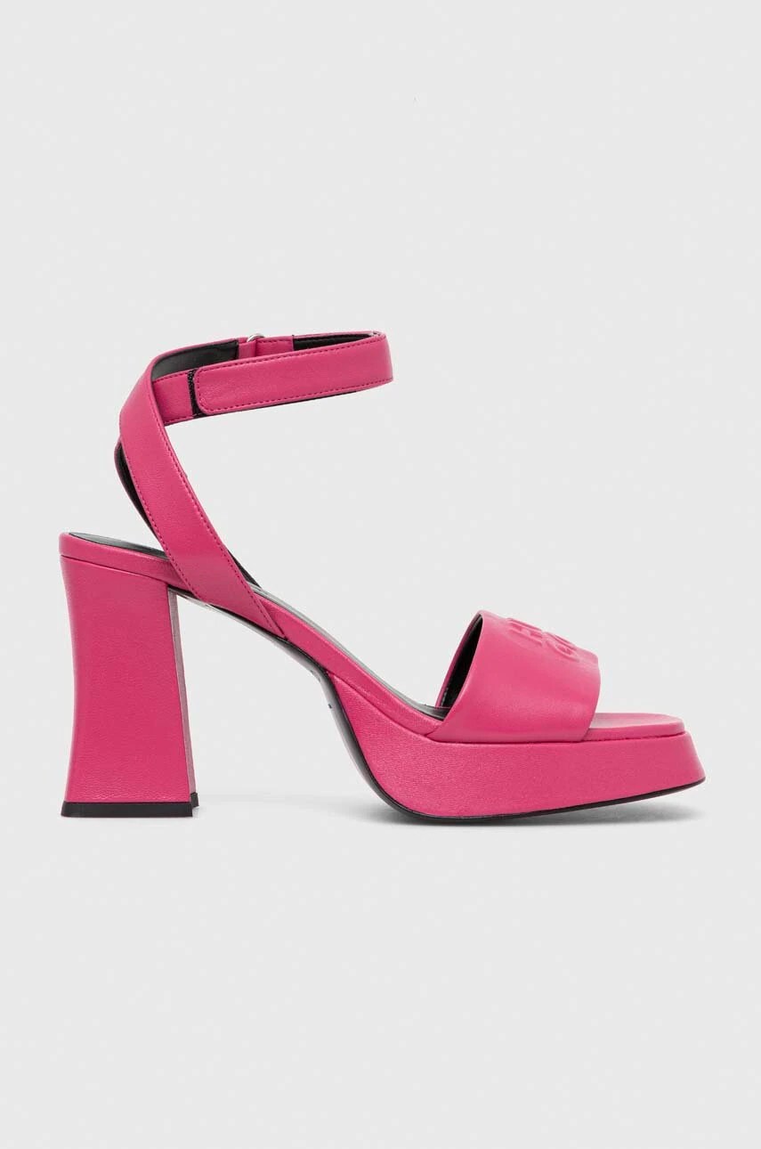 Sandale de piele HUGO Vicky Sandale de piele HUGO Vicky