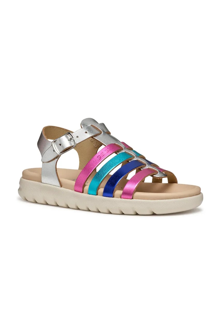 Geox sandale din piele pentru copii – model SOLEIMA Geox sandale din piele pentru copii – model SOLEIMA