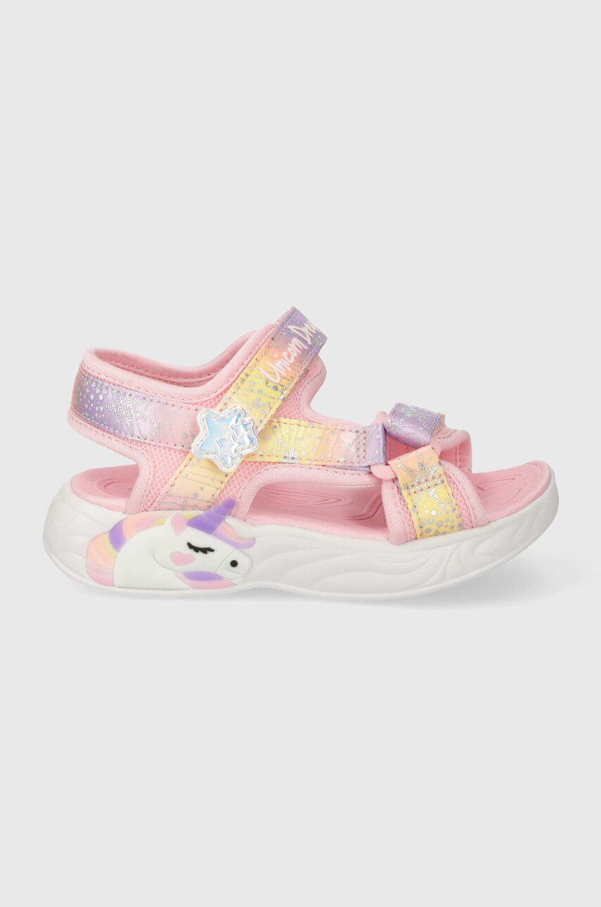Sandale fete skechers UNICORN DREAMS MAJESTIC BLISS Sandale fete skechers UNICORN DREAMS MAJESTIC BLISS