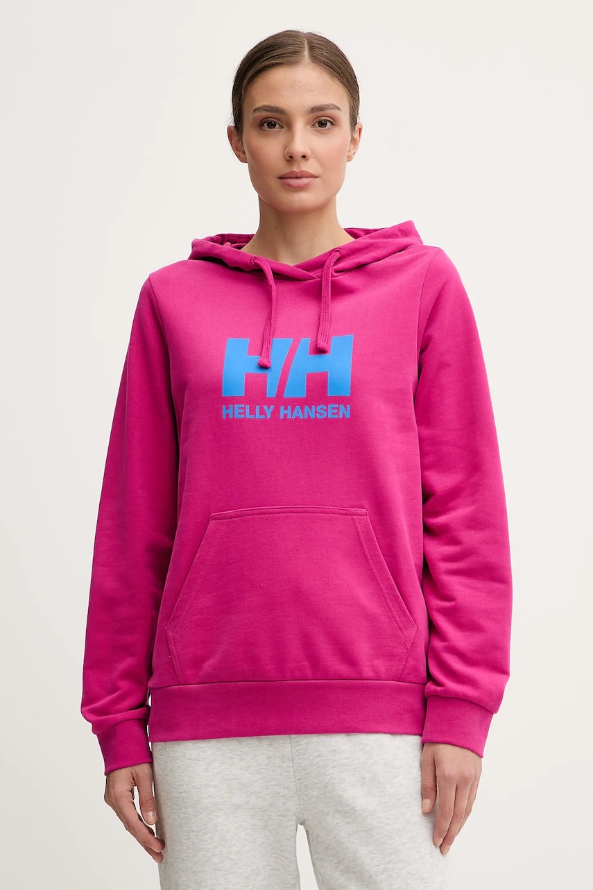 Hanorac din bumbac organic HH LOGO 2.0 de la helly hansen Hanorac din bumbac organic HH LOGO 2.0 de la helly hansen