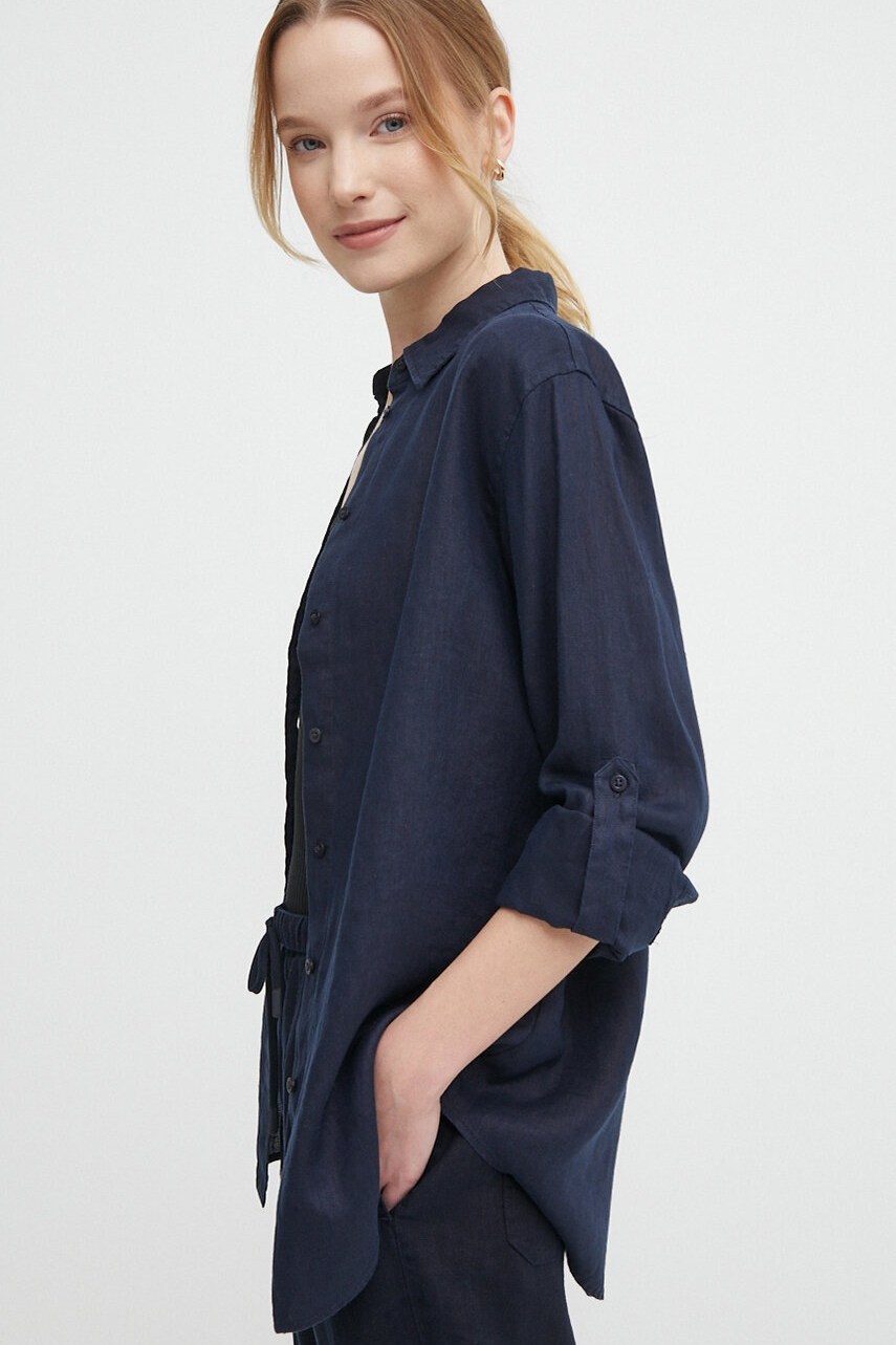 Cămașă pentru femei din in lauren ralph lauren Cămașă pentru femei din in lauren ralph lauren