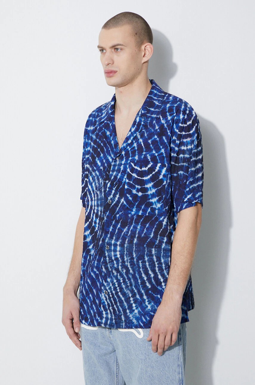 Marcelo burlon cămașă Aop Soundwaves Hawaii Marcelo burlon cămașă Aop Soundwaves Hawaii