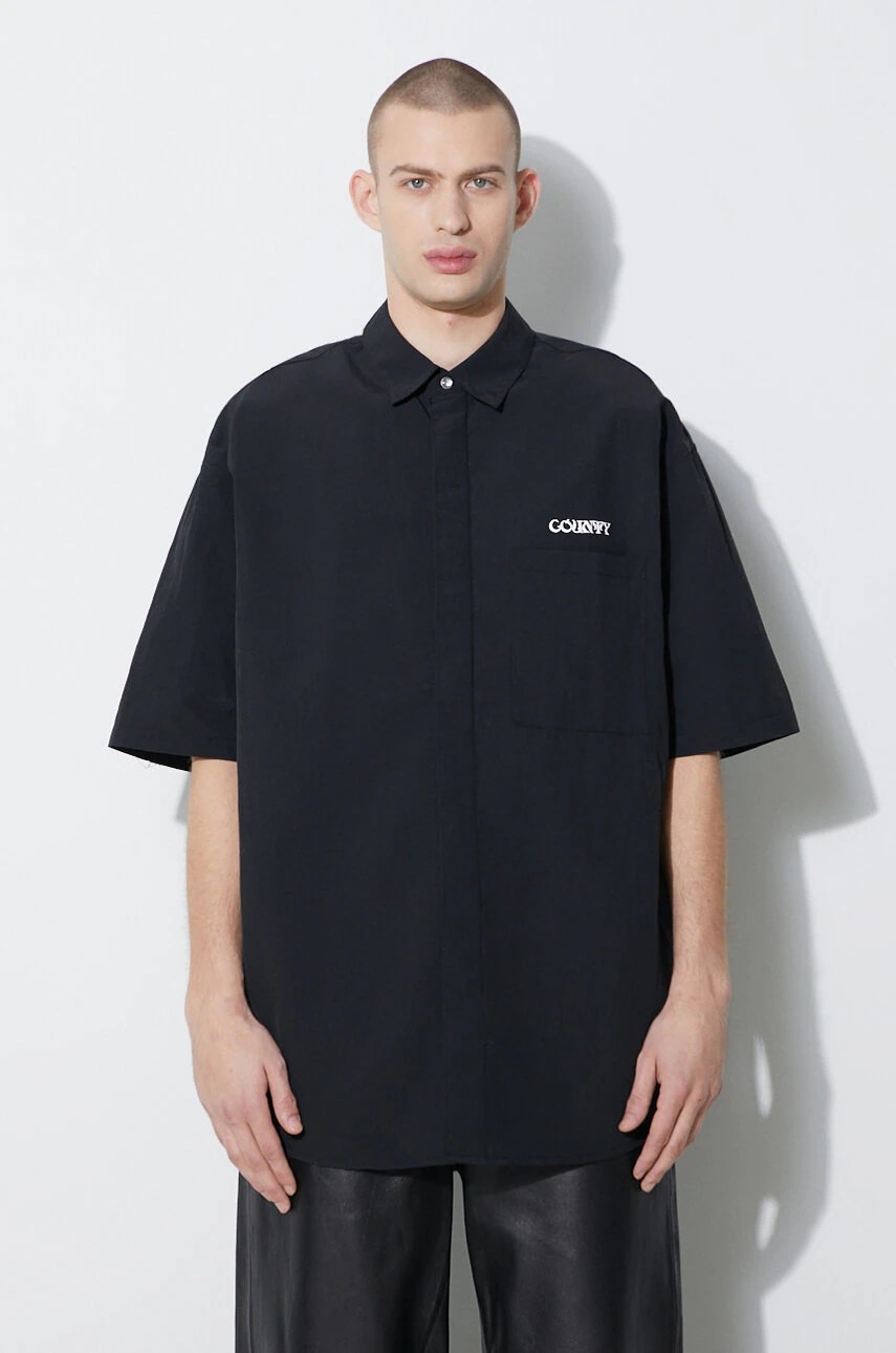 Cămașă marcelo burlon Logo Nylon Over Shirt Cămașă marcelo burlon Logo Nylon Over Shirt