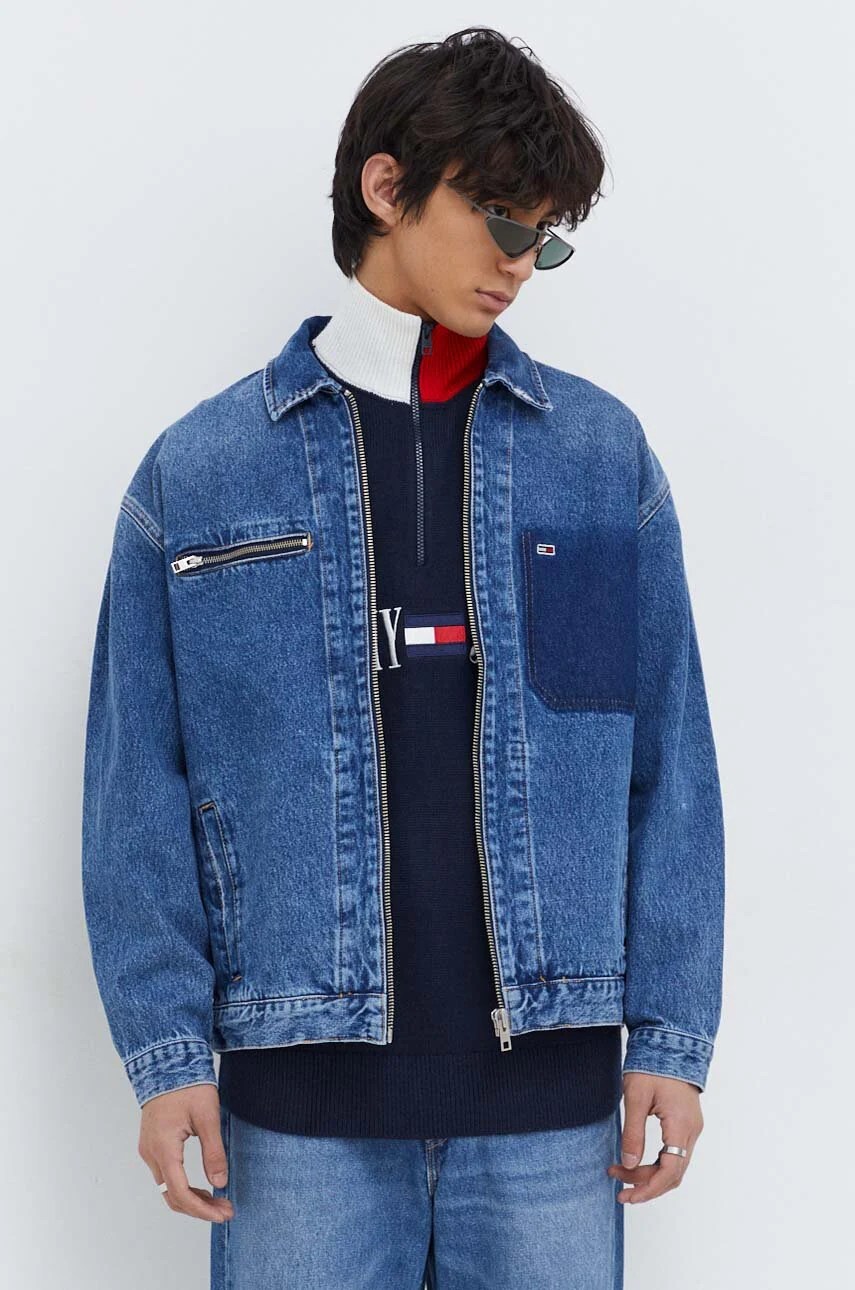 Geacă din denim tommy jeans din bumbac Geacă din denim tommy jeans din bumbac