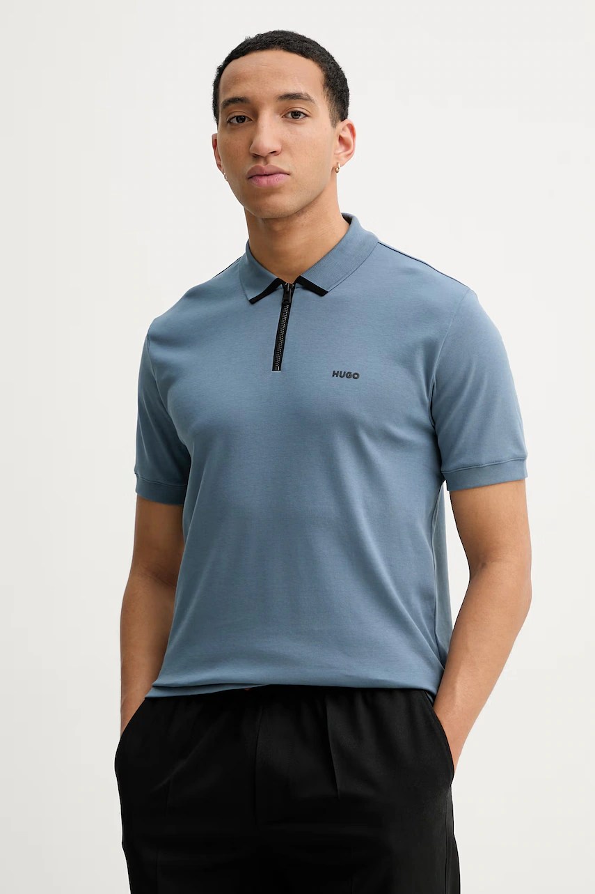 Hugo tricou polo bărbați din bumbac Dalomino Hugo tricou polo bărbați din bumbac Dalomino