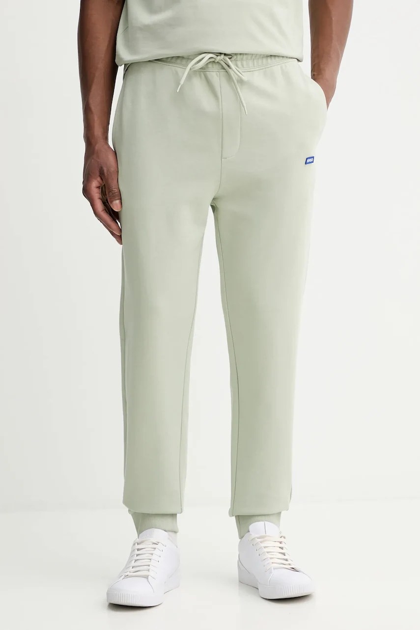 Pantaloni de trening bărbați HUGO blue din bumbac Napin Pantaloni de trening bărbați HUGO blue din bumbac Napin