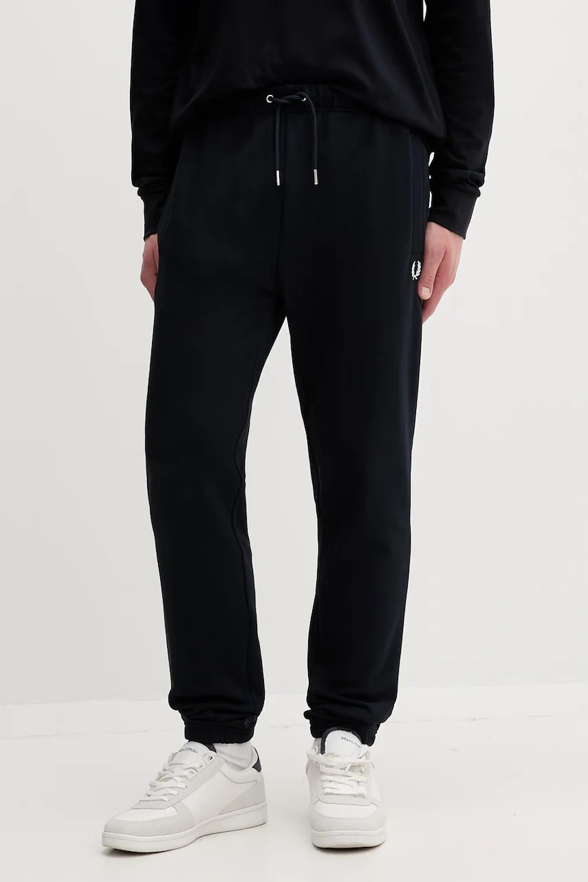 Pantaloni de trening fred perry din bumbac Loopback Sweatpant Pantaloni de trening fred perry din bumbac Loopback Sweatpant