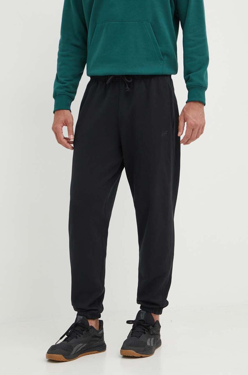 Pantaloni de trening new balance din bumbac Pantaloni de trening new balance din bumbac