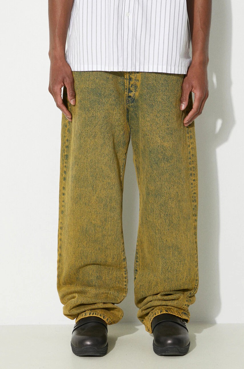 Blugi bărbați Acid Wash Batten Jean Blugi bărbați Acid Wash Batten Jean