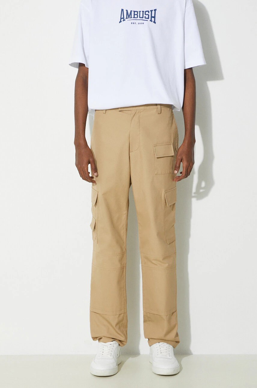 Pantaloni Slim Cargo din bumbac AMBUSH Pantaloni Slim Cargo din bumbac AMBUSH