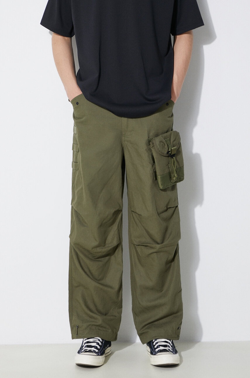 Pantaloni cargo maharishi m.a.l.i.c.e. M51 bumbac cânepă 28 Pantaloni cargo maharishi m.a.l.i.c.e. M51 bumbac cânepă 28