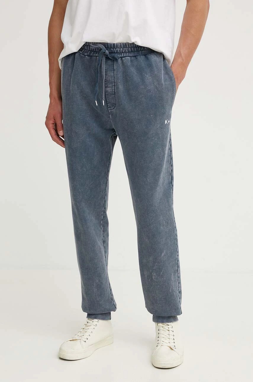 Pantaloni de trening k+LUSHA din bumbac Pantaloni de trening k+LUSHA din bumbac