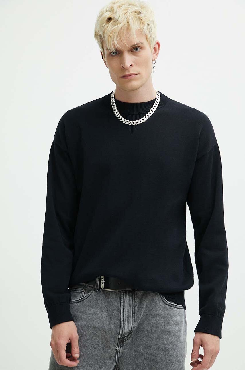 Pulover HUGO din bumbac | stil relaxed fit Pulover HUGO din bumbac | stil relaxed fit