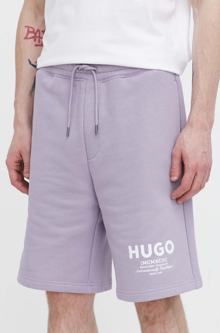 Pantaloni scurți de trening bărbați HUGO blue Nomario Pantaloni scurți de trening bărbați HUGO blue Nomario