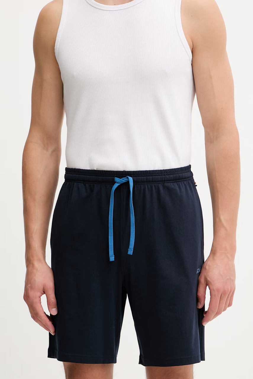 Boss pantaloni scurți de loungewear pentru bărbați din bumbac cu elastan mix&match Boss pantaloni scurți de loungewear pentru bărbați din bumbac cu elastan mix&match