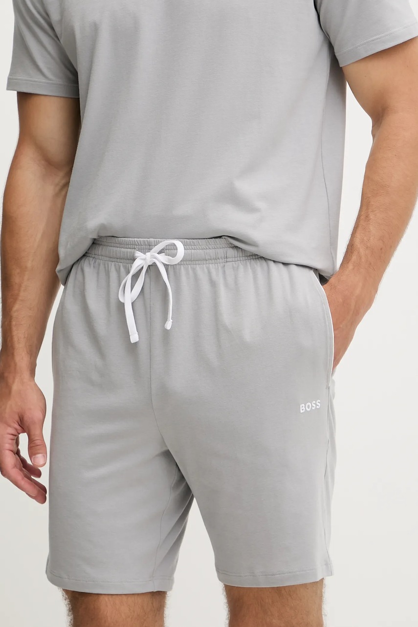 Pantaloni scurți BOSS pentru bărbați din bumbac și elastan mix&match short CW Pantaloni scurți BOSS pentru bărbați din bumbac și elastan mix&match short CW