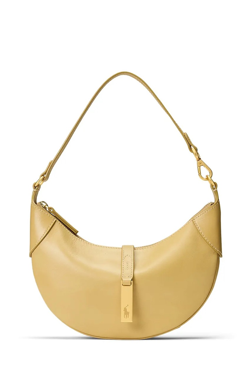 Geantă croissant pentru femei din piele polo ralph lauren Geantă croissant pentru femei din piele polo ralph lauren