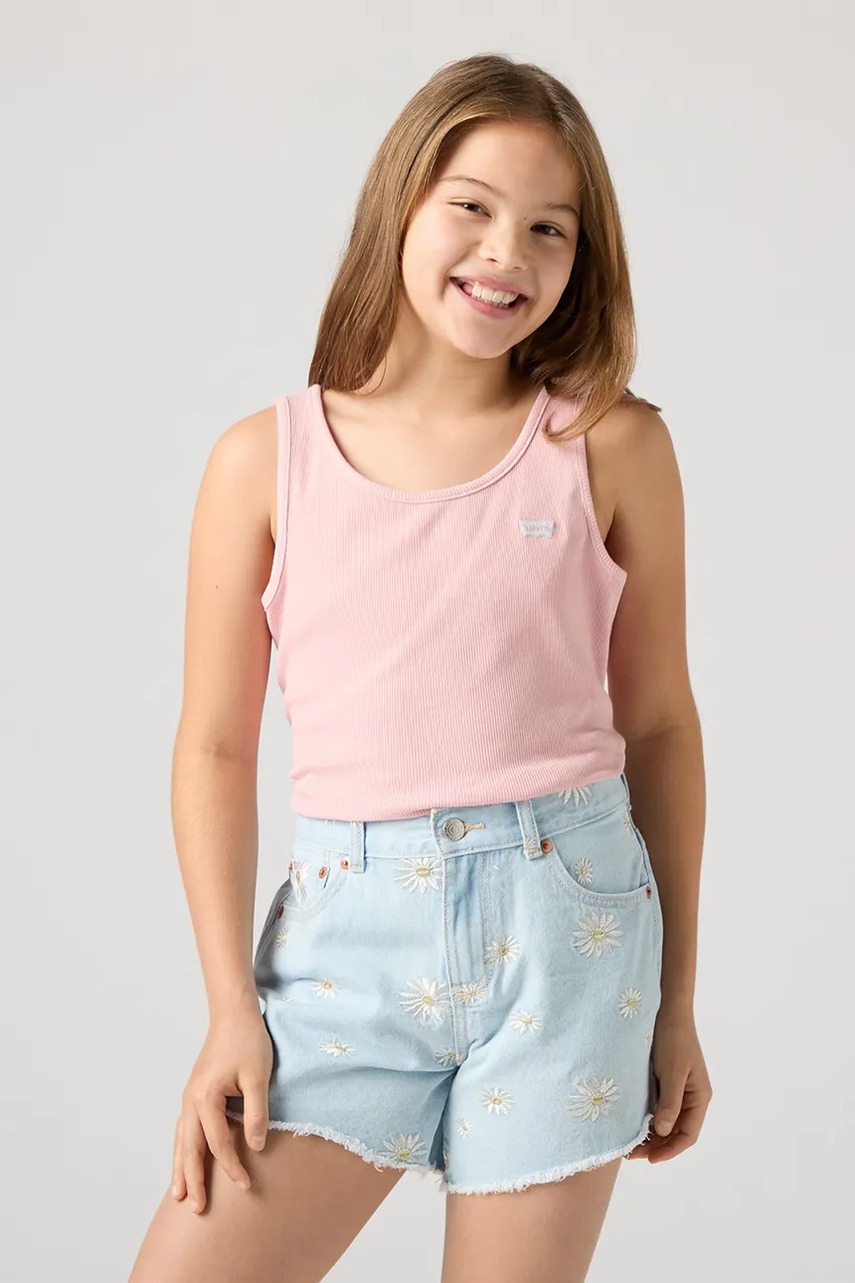 Tricou fără mâneci copii levi’s LVG MEET AND GREET RIBBED Tricou fără mâneci copii levi’s LVG MEET AND GREET RIBBED