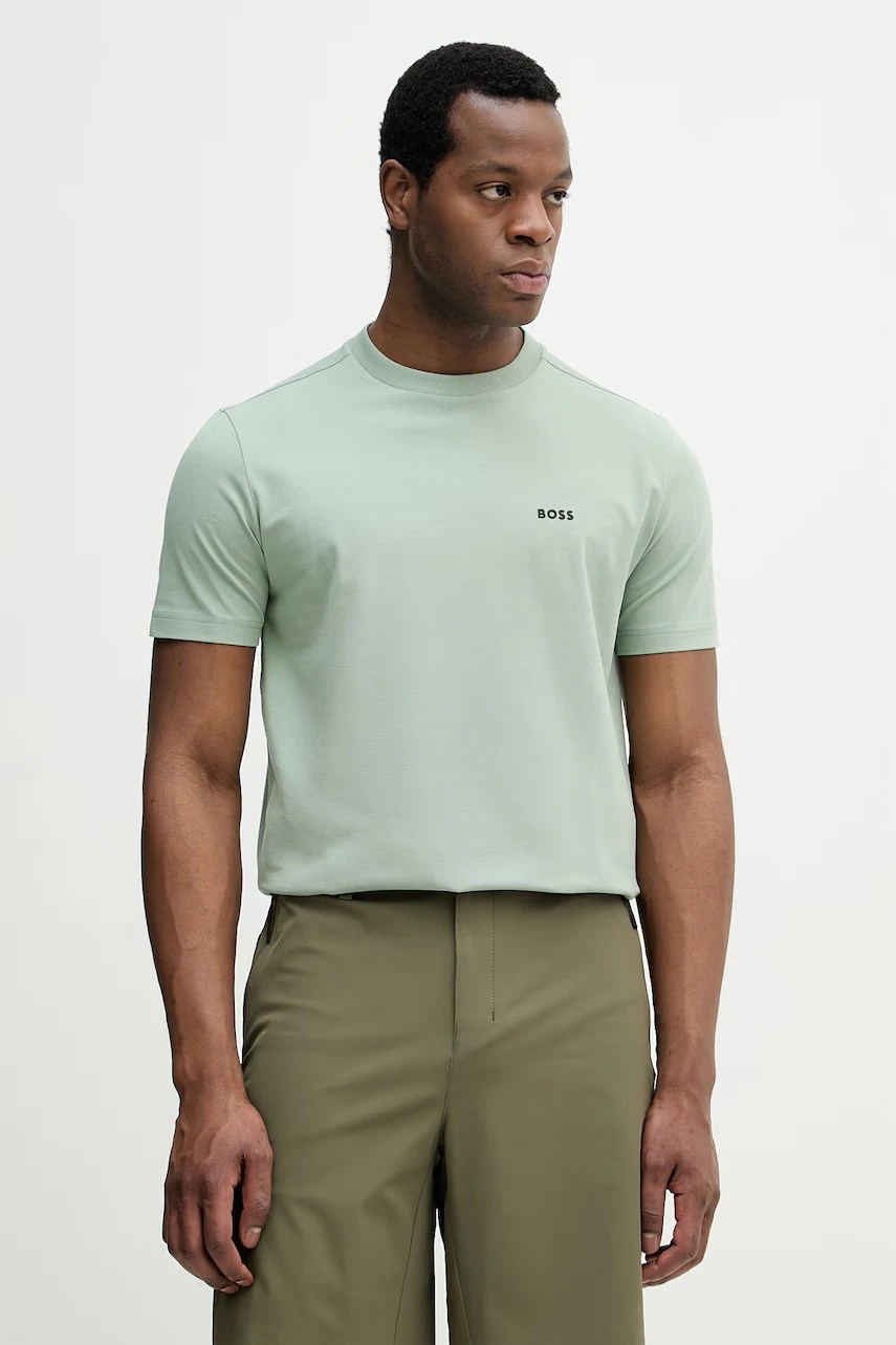 Tricou BOSS green – stil ecologic Tricou BOSS green - stil ecologic