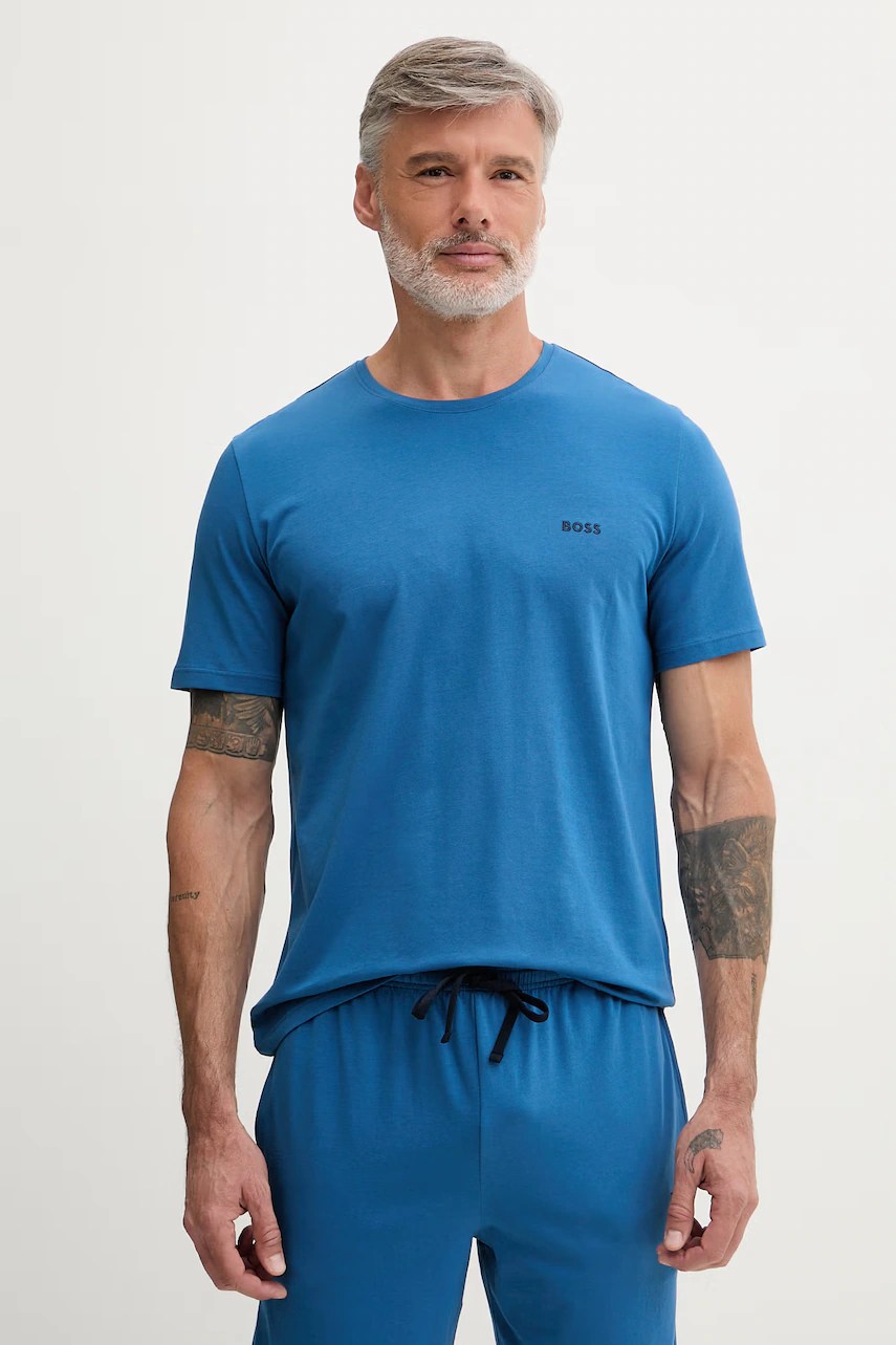Boss tricou loungewear bărbătesc din bumbac cu elastan mix&match Boss tricou loungewear bărbătesc din bumbac cu elastan mix&match