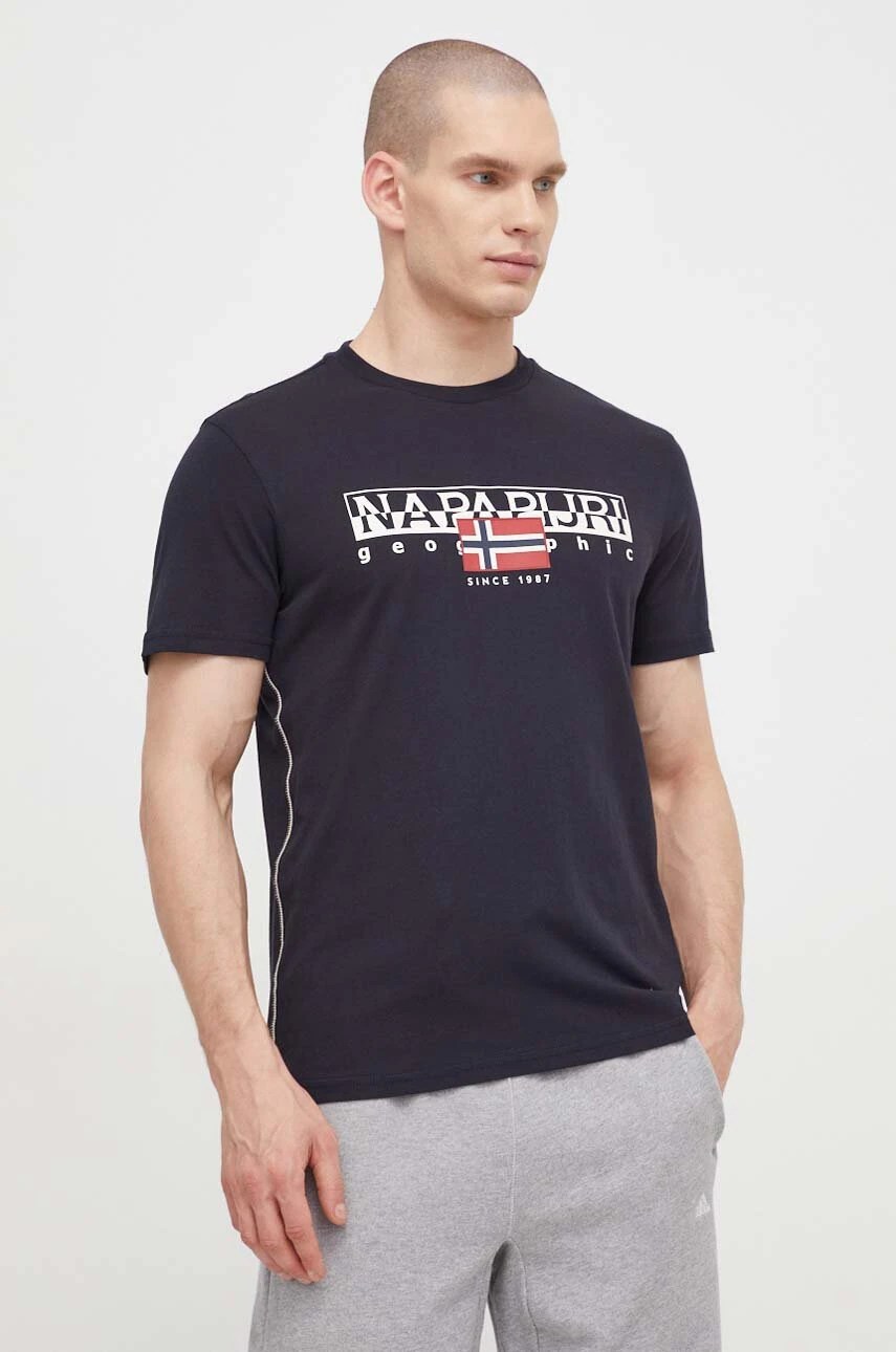 Tricou napapijri din bumbac Tricou napapijri din bumbac